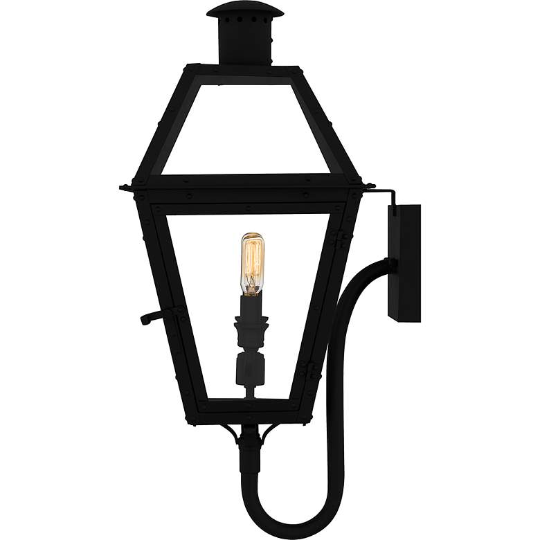 Image 4 Rue de Royal 23 1/2"H Earth Black 2-Light Outdoor Wall Light more views