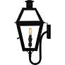 4_Rue de Royal 23 1/2"H Earth Black 2-Light Outdoor Wall Light more views