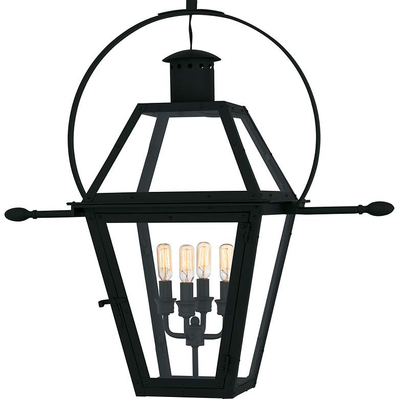 Image 5 Rue De Royal 4-Light Earth Black Outdoor Hanging Lantern more views