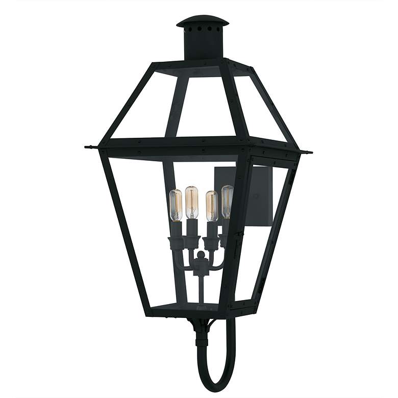 Image 2 Rue De Royal 4-Light Earth Black Outdoor Wall Lantern more views