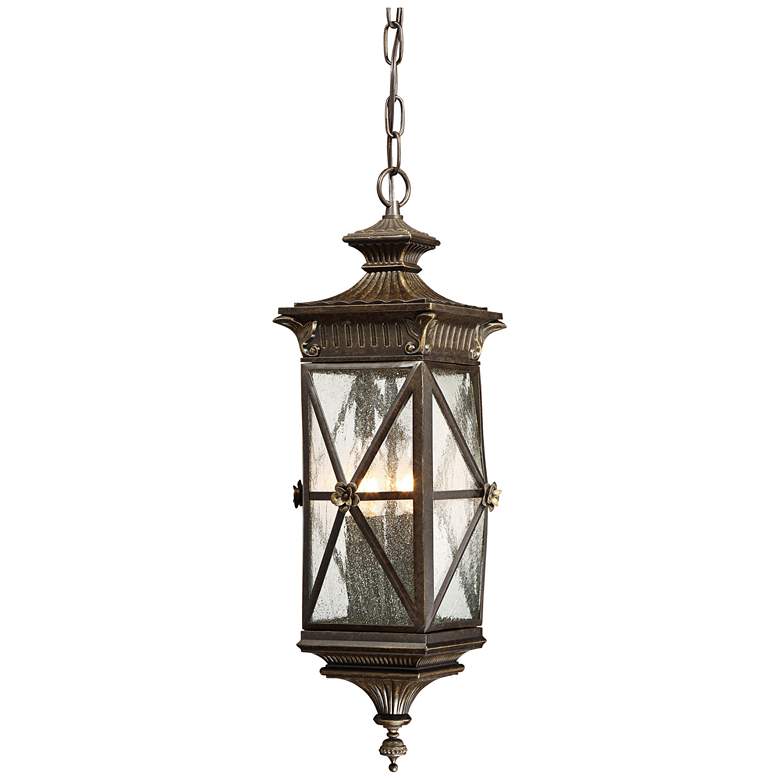Image 1 Rue Vielle 22 inch High Forged Bronze Hanging Outdoor Light