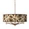 Ruffled Feathers Ava 6-Light Nickel Pendant Chandelier