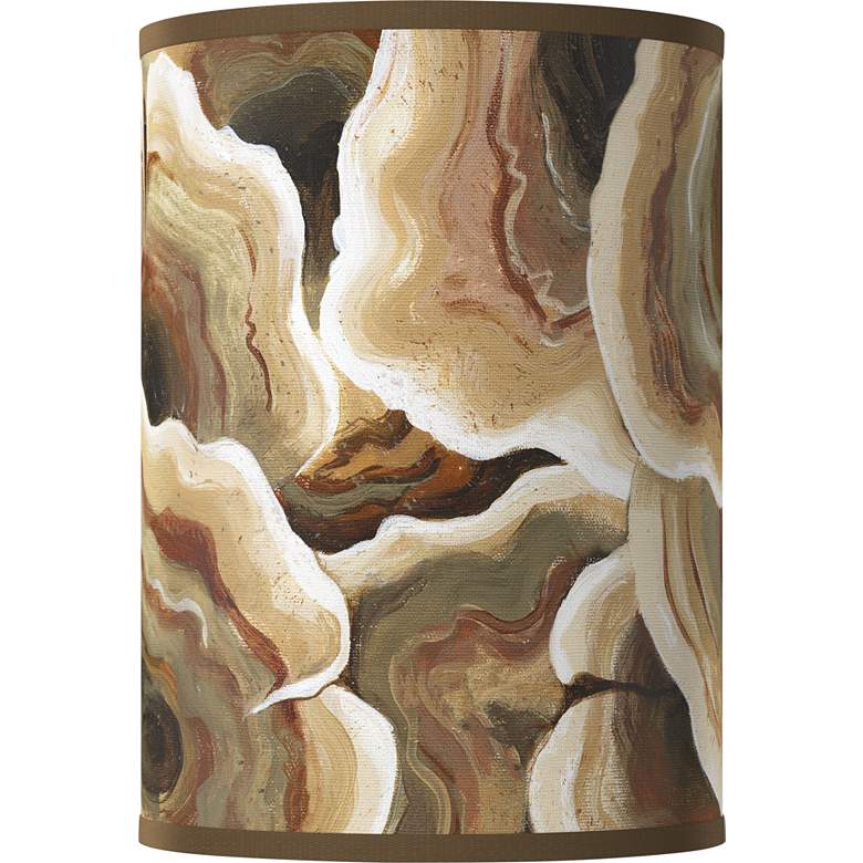 Image 1 Ruffled Feathers Giclee Cylinder Lamp Shade 8x8x11 (Spider)