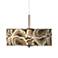 Ruffled Feathers Giclee Glow 16" Wide Pendant Light