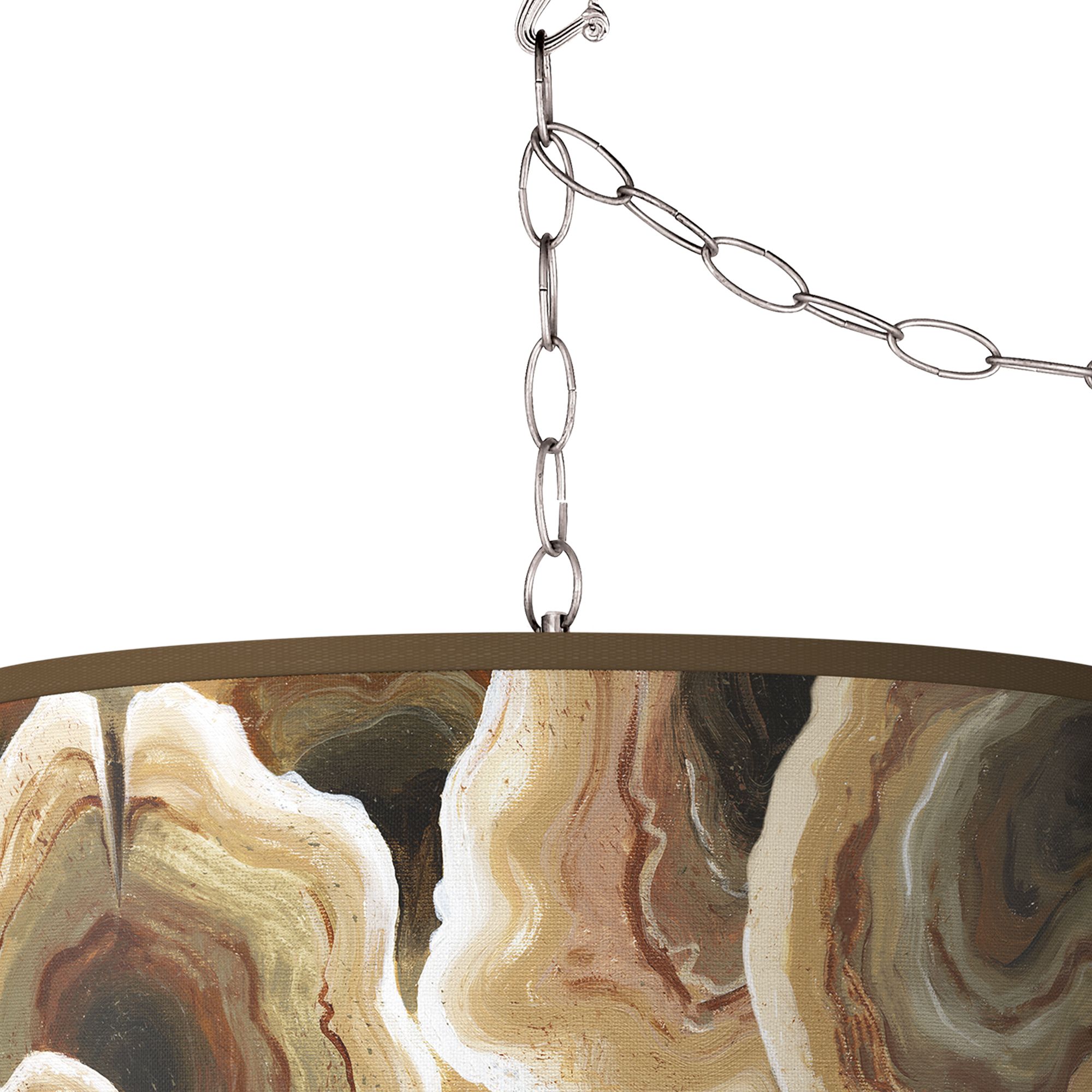 Image 2 Ruffled Feathers Giclee Glow Plug-In Swag Pendant more views