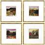 1_Rugged 17"W x 17"H Contemporary Framed Art Set of 4