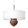 Rugged Brown Cleo 16" Wide Pendant Chandelier