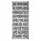 Rules 28" High Distressed Black White Wooden Wall Art