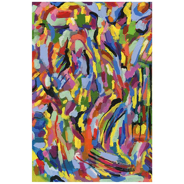 Image 2 Rules of the Rainbow I 32" x 48" Printed Glass Wall Art
