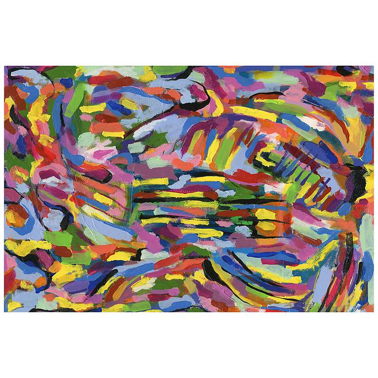 Image 3 Rules of the Rainbow II 32" x 48" Printed Glass Wall Art more views