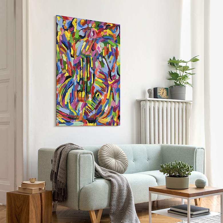 Image 4 Rules of the Rainbow II 32" x 48" Printed Glass Wall Art more views
