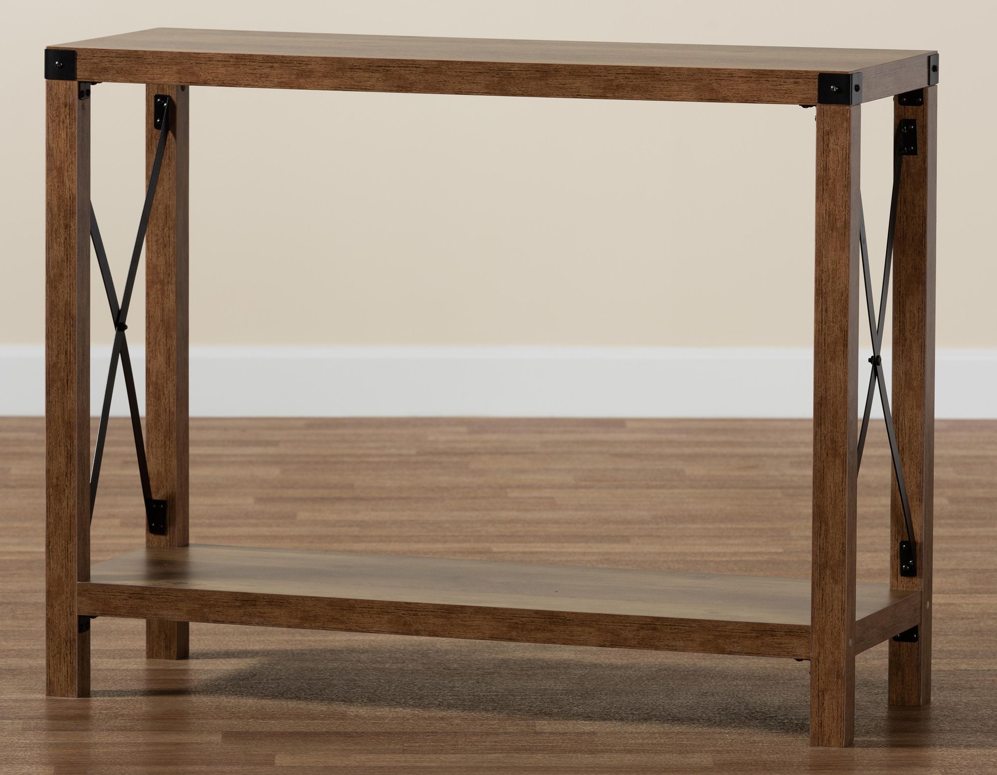 Rumi 39 1/2" Wide Natural Brown Wood Console Table - #3534C | Lamps Plus