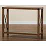 Rumi 39 1/2" Wide Natural Brown Wood Console Table