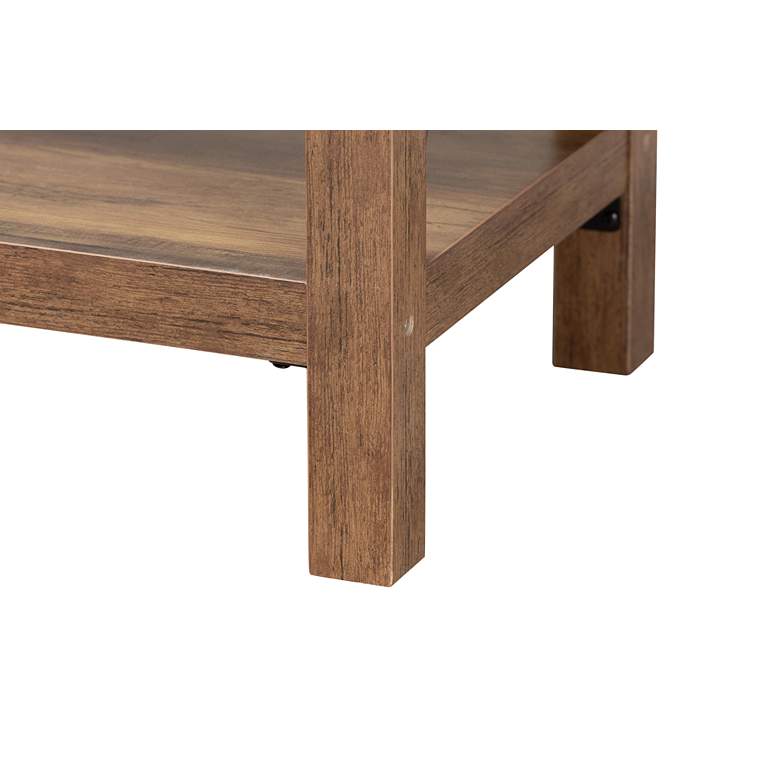 Image 4 Rumi 39 1/2" Wide Natural Brown Wood Console Table more views