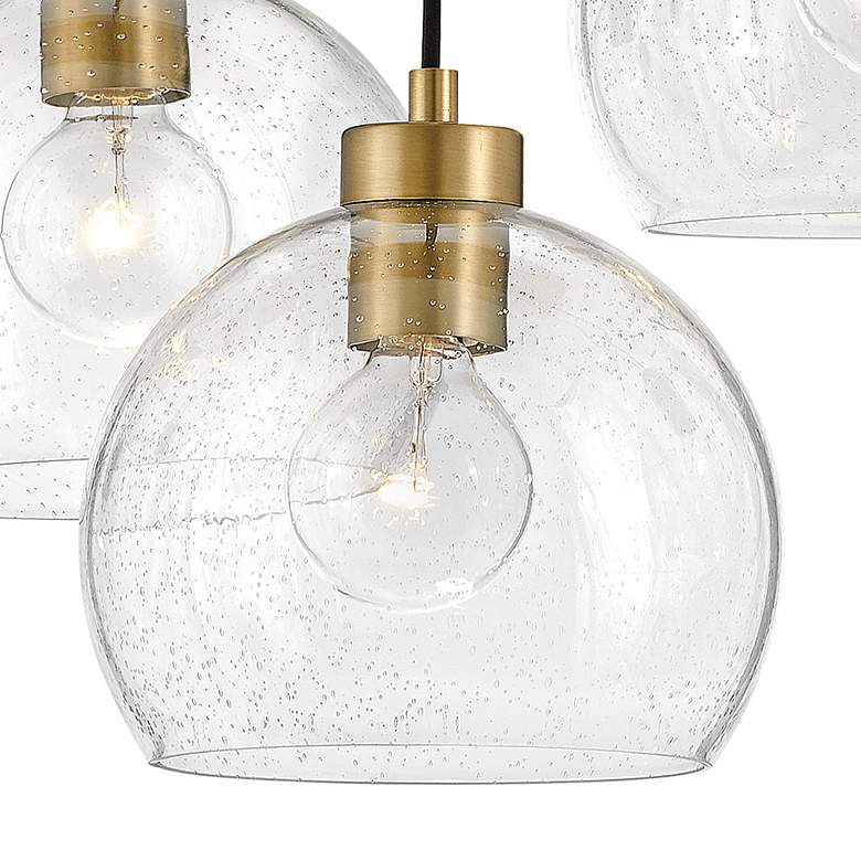 Image 2 Rumi 40" Wide Lacquered Brass Multi-Light Linear Pendant more views