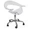 Rumor Clear Acrylic Adjustable Height Office Chair