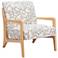 Runa Accent Chair Beige & Natural