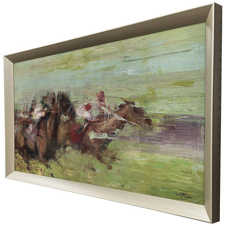 Image 2 Running 42"W x 23"H Contemporary Framed Art more views