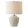 3_Rupture 19" Ivory and Gray Ceramic Table Lamp