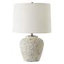 5_Rupture 19" Ivory and Gray Ceramic Table Lamp more views