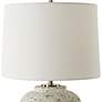 6_Rupture 19" Ivory and Gray Ceramic Table Lamp more views
