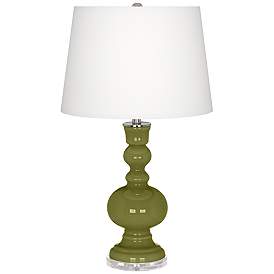 Image2 of Rural Green Apothecary Table Lamp with Dimmer