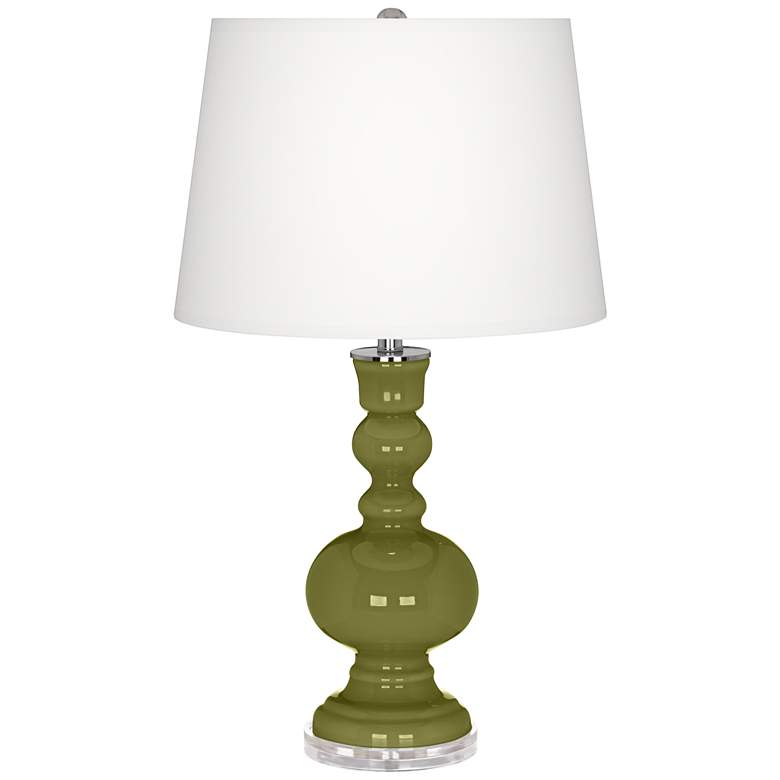 Image 2 Rural Green Apothecary Table Lamp with Dimmer