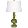 Rural Green Apothecary Table Lamp with Dimmer