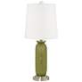 Rural Green Carrie Table Lamp Set of 2