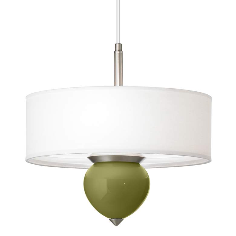 Image 1 Rural Green Cleo 16 inch Wide Pendant Chandelier