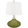 Rural Green Felix Modern Table Lamp with Table Top Dimmer