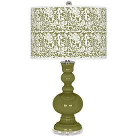 Image1 of Rural Green Gardenia Apothecary Table Lamp