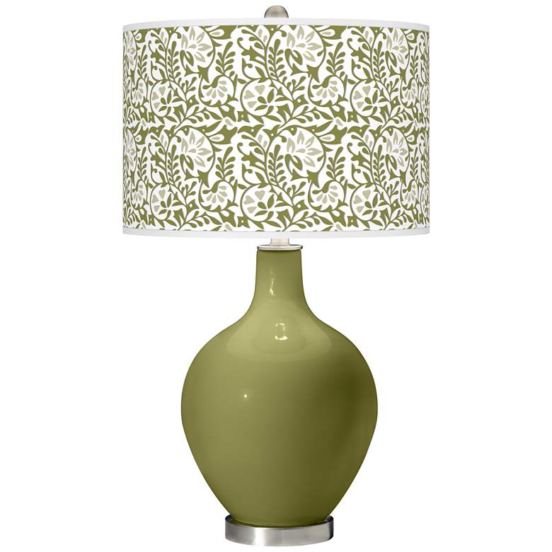 Image 1 Rural Green Gardenia Ovo Table Lamp