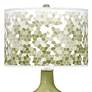 Rural Green Mosaic Giclee Ovo Table Lamp