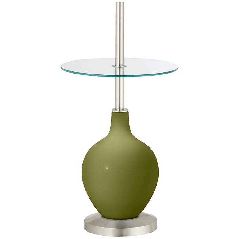 Image 3 Rural Green Ovo Tray Table Floor Lamp more views