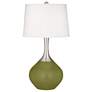 Rural Green Spencer Table Lamp with Dimmer