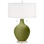 Rural Green Toby Table Lamp