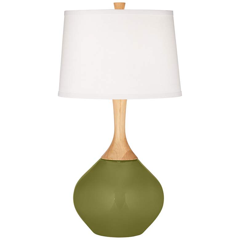 Image 2 Rural Green Wexler Table Lamp with Dimmer