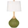 Rural Green Wexler Table Lamp with Dimmer