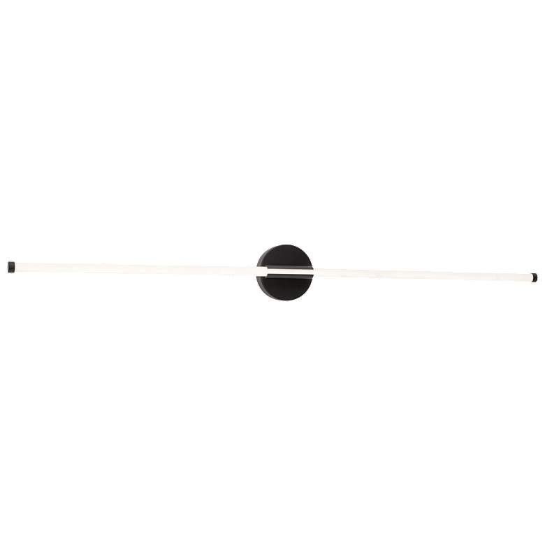 Image 1 Rusnak 48" Wide Black LED Vanity Bath Light