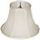 Russel Off-White Satin Bell Shade 4x8x6.5x6.5 (Clip-On)