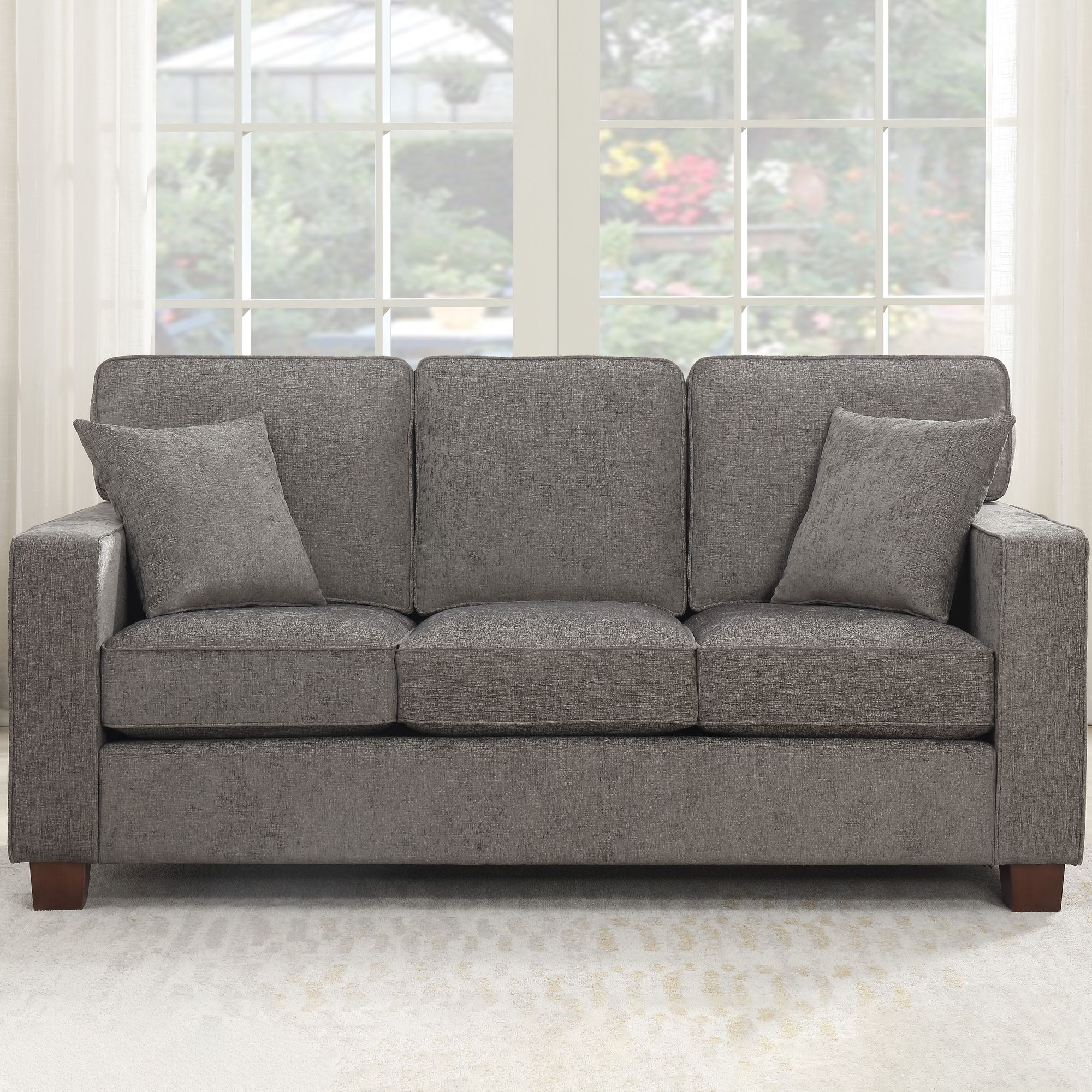 Taupe 2 seater online sofa