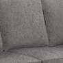 Russell 70 3/4" Wide Taupe 3-Seater Sofa with 2 Pillows