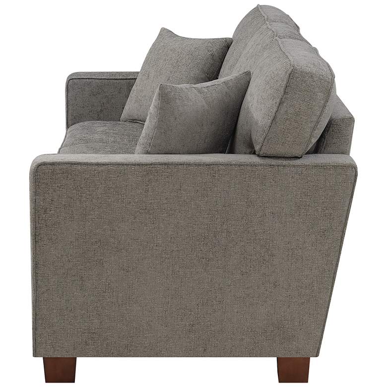 Image 5 Russell 70 3/4" Wide Taupe 3-Seater Sofa with 2 Pillows more views