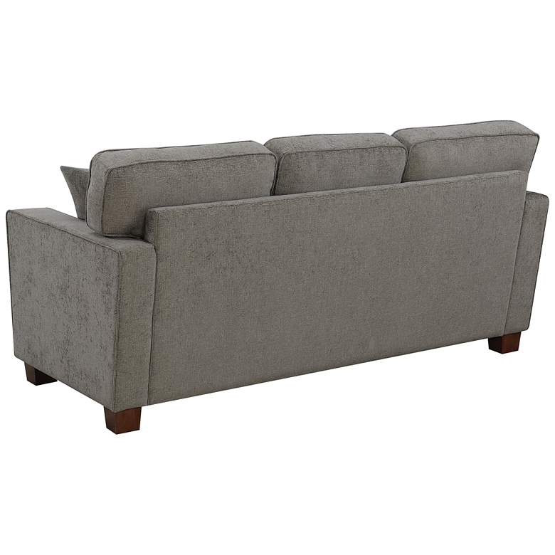 Image 6 Russell 70 3/4" Wide Taupe 3-Seater Sofa with 2 Pillows more views