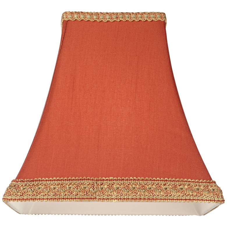 Image 3 Rust Set of 2 Square Sided Lamp Shades 5x10x9 (Spider) more views