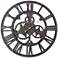 Rusted Gear 35 1/2" Round Wall Clock