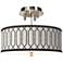 Rustic Chic Giclee 14" Wide Ceiling Light