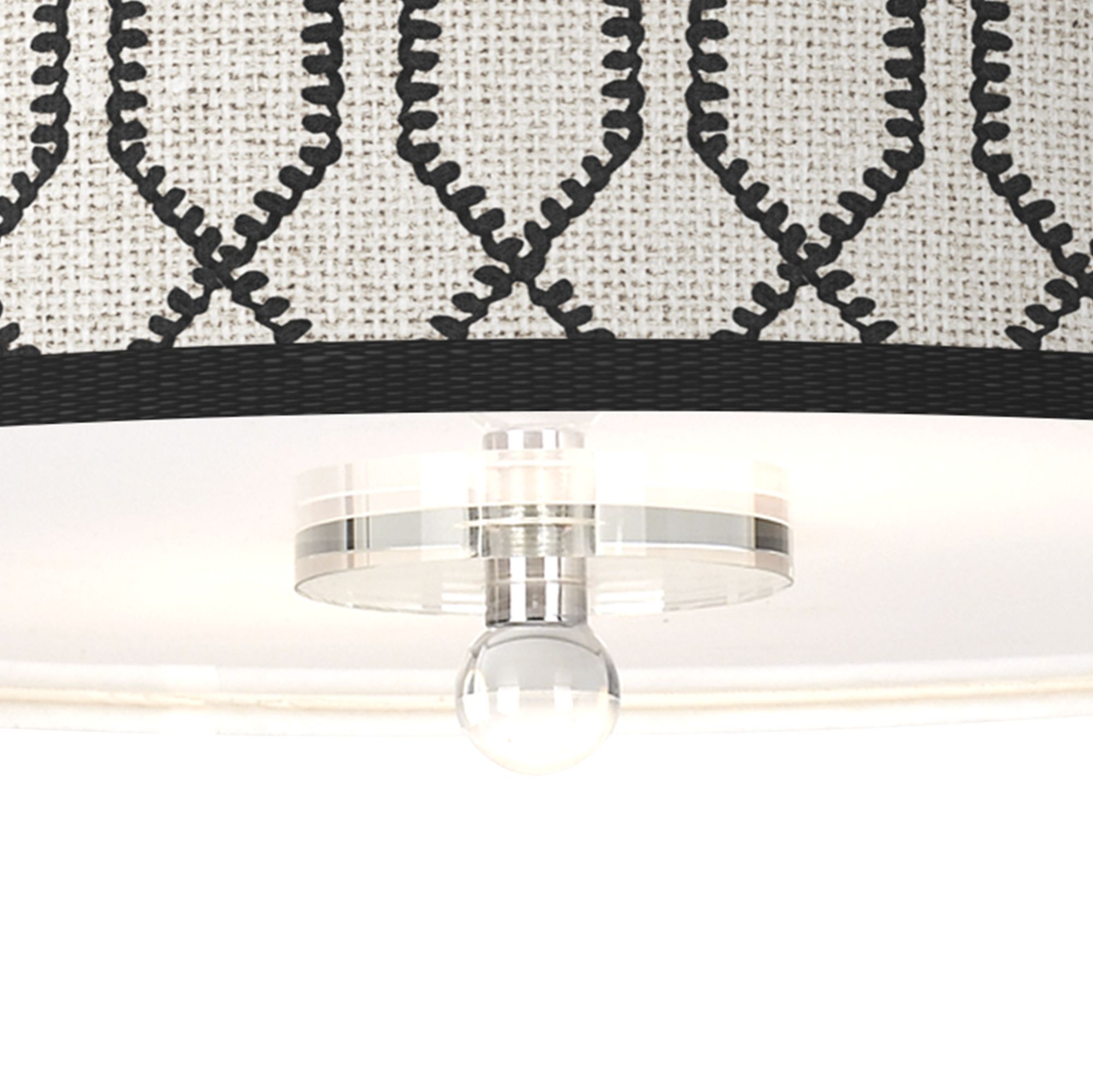 Image 3 Rustic Chic Giclee 16" Wide Semi-Flush Ceiling Light more views