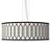 Rustic Chic Giclee 24" Wide 4-Light Pendant Chandelier